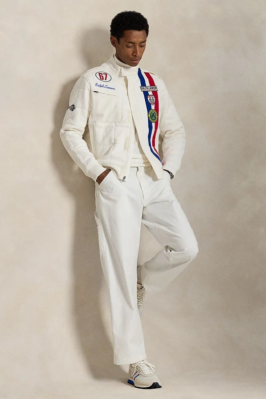 Μπλούζα Polo Ralph Lauren Lsfztrkjktm2 Long Sleeve Full Zip 710972332 λευκό