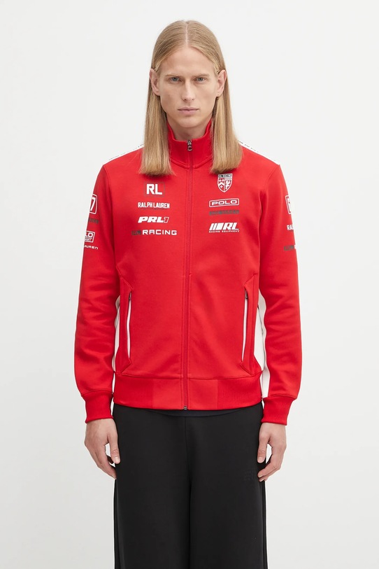 Dukserica Polo Ralph Lauren Fztrkjktm2 Long Sleeve Full Zip bez uzorka crvena 710972343