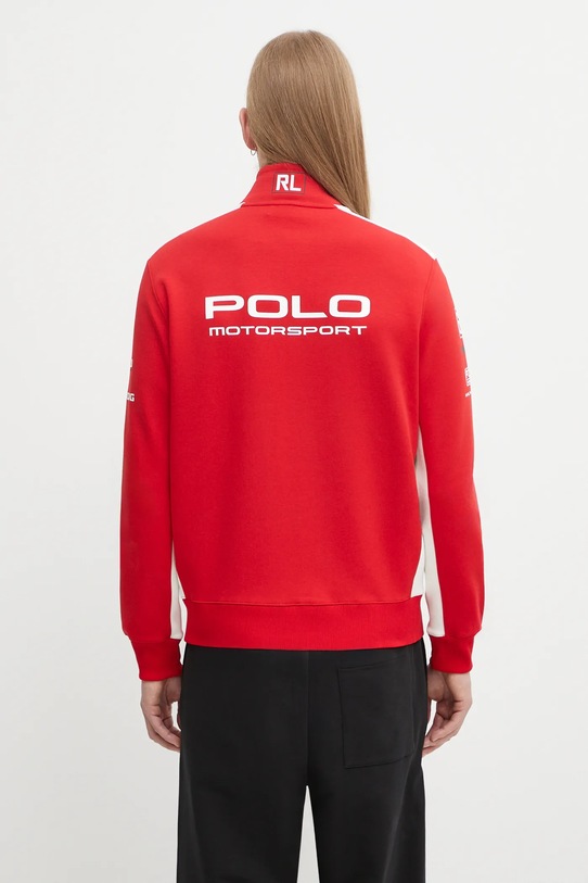 Odzież Polo Ralph Lauren bluza Fztrkjktm2 Long Sleeve Full Zip 710972343 czerwony