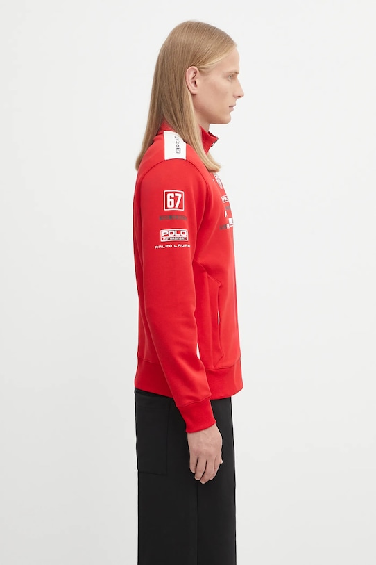 Polo Ralph Lauren bluza Fztrkjktm2 Long Sleeve Full Zip czerwony 710972343