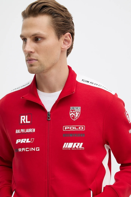 Polo Ralph Lauren bluză Fztrkjktm2 Long Sleeve Full Zip rosu 710972343