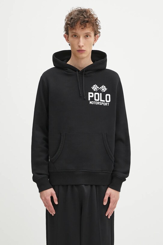 Одежда Кофта Polo Ralph Lauren Lspohoodm3 Long Sleeve 710972613 чёрный
