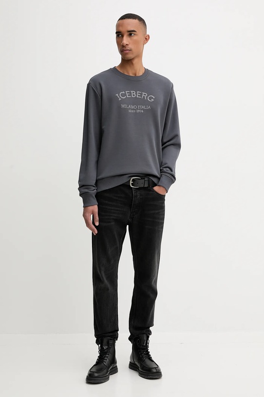 Iceberg bluza E030.6317 szary AW25