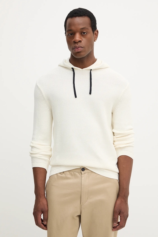 Armani Exchange sweter bawełniany bawełna beżowy XM000916.AF12930