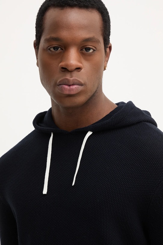 Armani Exchange sweter bawełniany granatowy XM000916.AF12930