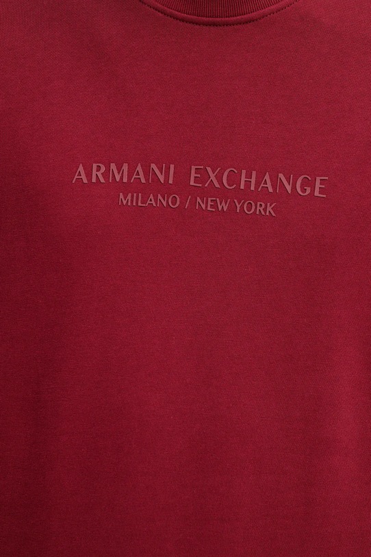 Armani Exchange bluza bawełniana XM001284.AF20934 bordowy