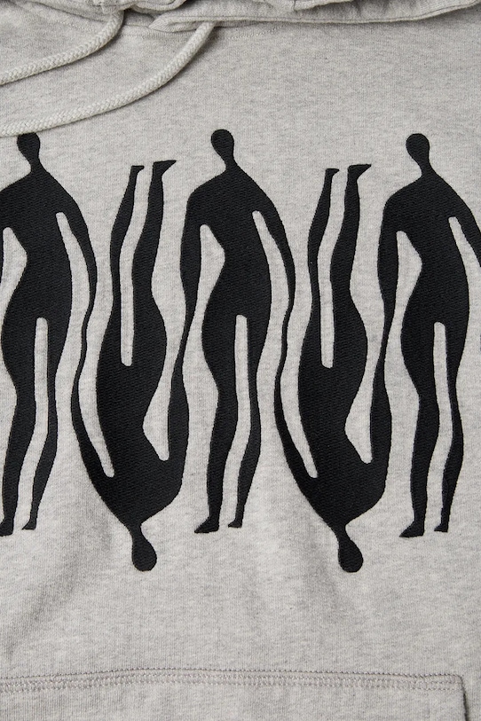 Дрехи Памучен суичър by Parra Connected guy 54225 сив