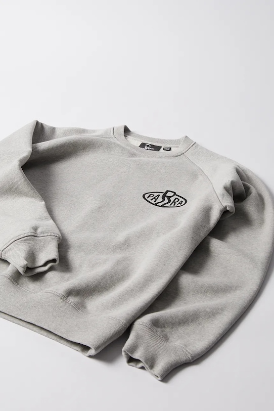 Дрехи Памучен суичър by Parra Legs logo 54242 сив