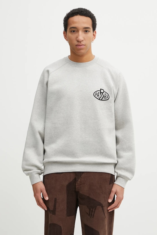 Дрехи Памучен суичър by Parra Legs logo 54242 сив