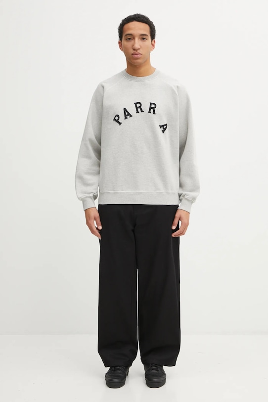 Памучен суичър by Parra Drunk parent 54230 сив