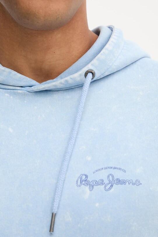 Bavlnená mikina Pepe Jeans PM582916 modrá