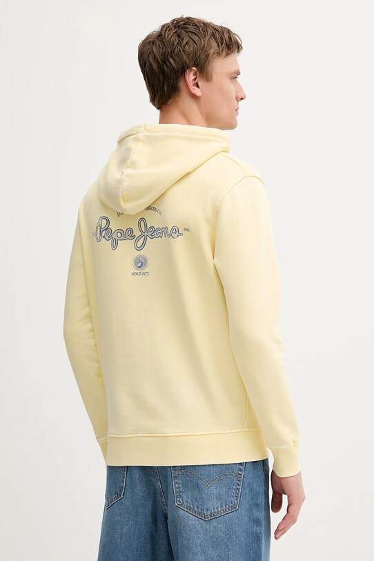 Oblečenie Bavlnená mikina Pepe Jeans PM582916 žltá