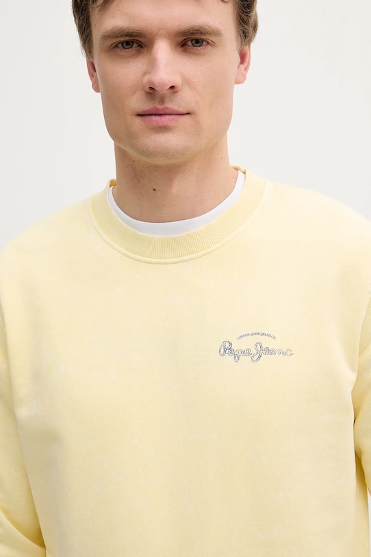 Odzież Pepe Jeans bluza bawełniana PM582918 żółty