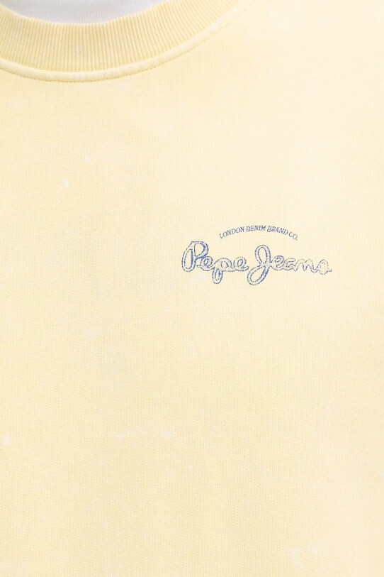 Pepe Jeans bluza bawełniana żółty PM582918