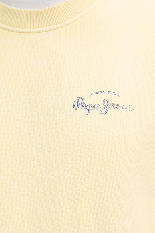 Pepe Jeans bluza bawełniana żółty PM582918