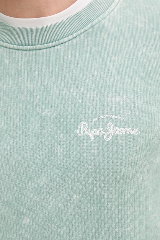 Pepe Jeans pamut melegítőfelső PM582918 zöld