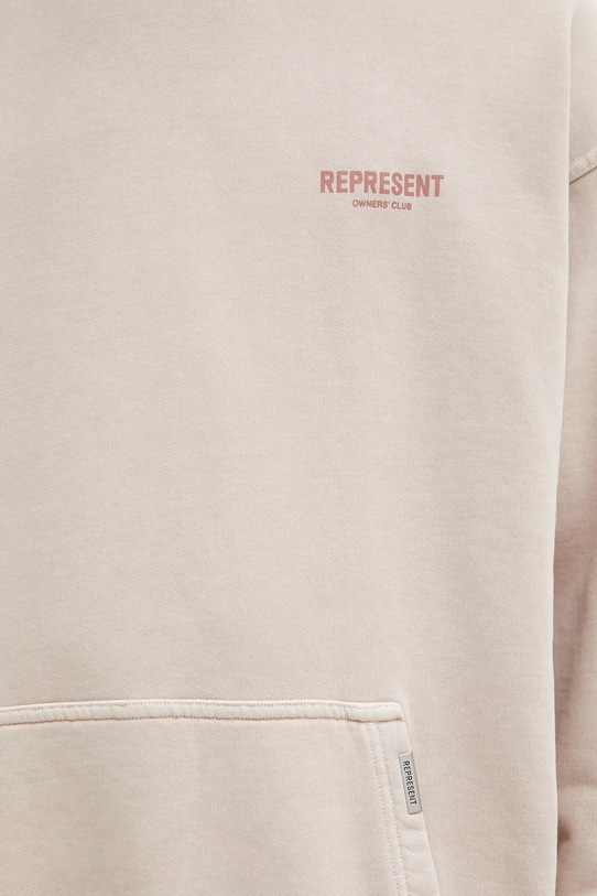 Represent bluza bawełniana Owners Club OCM41113 beżowy