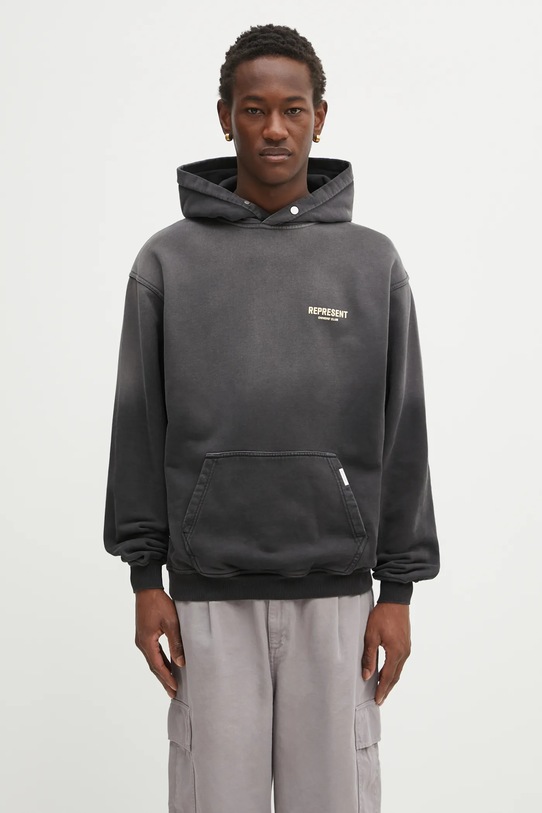 Abbigliamento Represent felpa in cotone Owners Club OCM41113 grigio