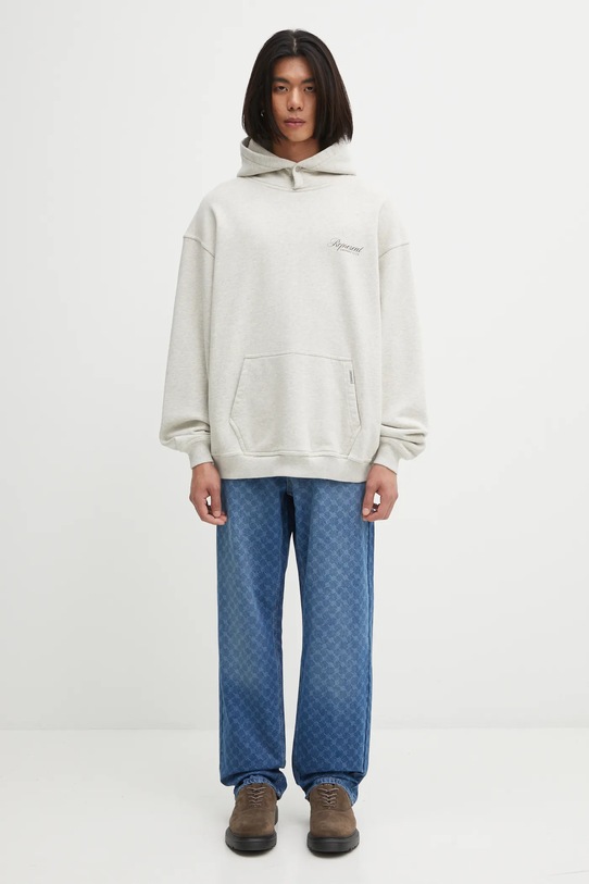 Represent bluza bawełniana Owners Club Script OCM41200 szary