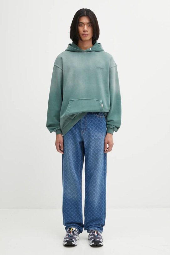 Represent bluza bawełniana Owners Club Script OCM41200 zielony