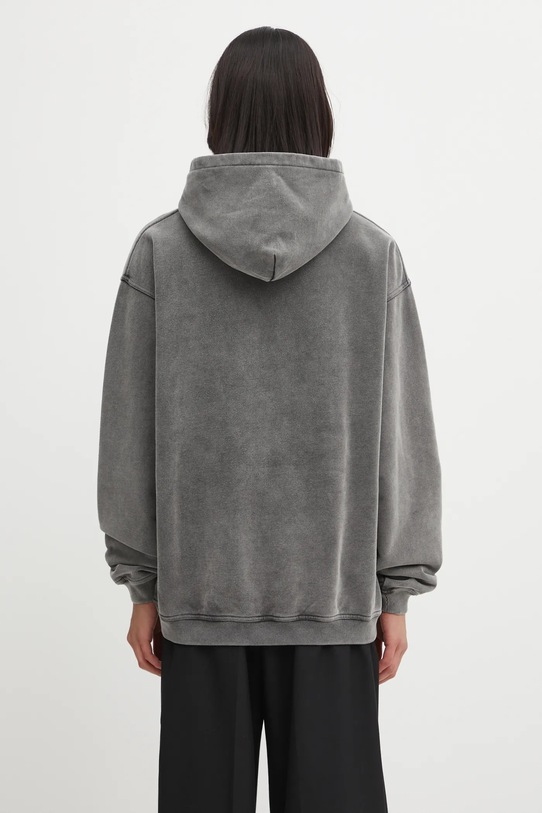 Odzież Represent bluza bawełniana Script Logo MLM100028 szary