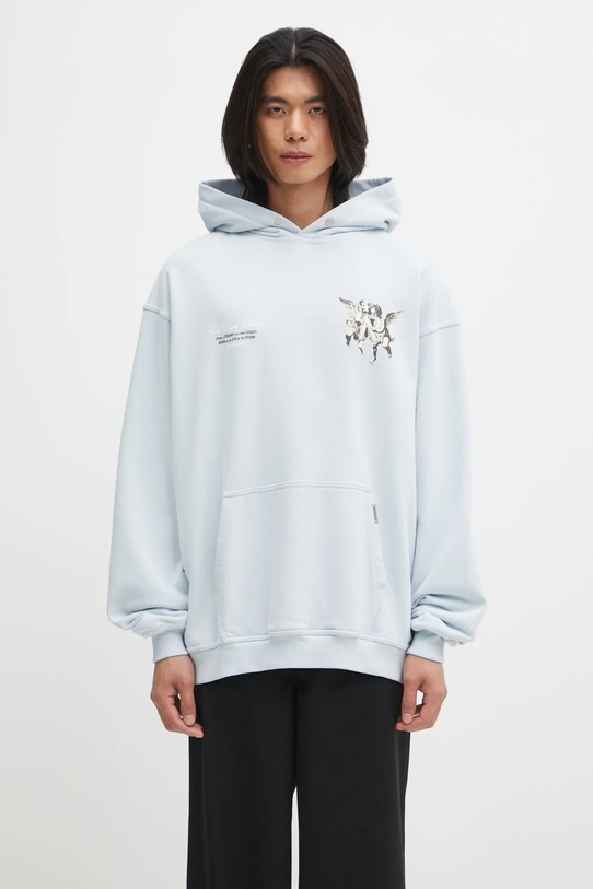 Represent bluza bawełniana Legacy Cherubs nadruk niebieski MLM100370