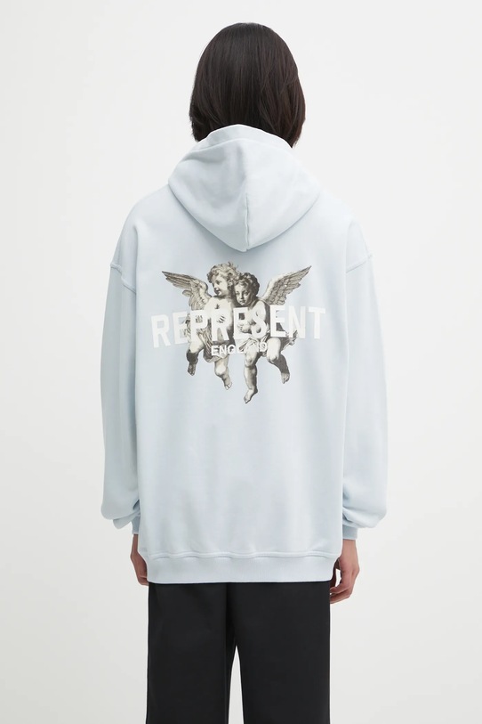 Odzież Represent bluza bawełniana Legacy Cherubs MLM100370 niebieski