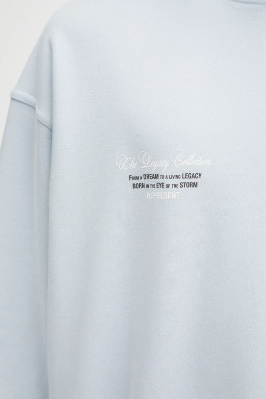 Represent bluza bawełniana Legacy Cherubs niebieski MLM100370