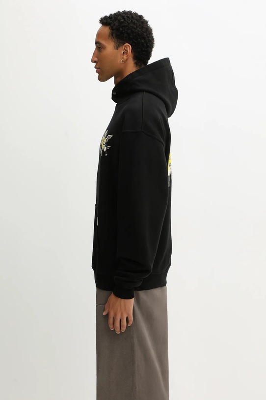 Βαμβακερή μπλούζα Represent Legacy Cherubs MLM100370 μαύρο AW25