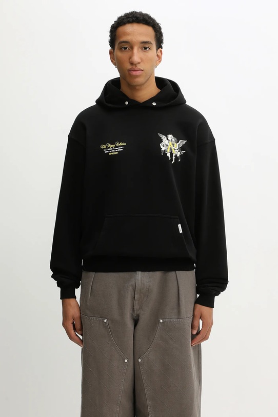 Ρούχα Βαμβακερή μπλούζα Represent Legacy Cherubs MLM100370 μαύρο