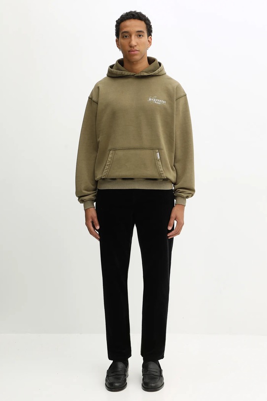 Represent bluza bawełniana England Legacy MLM100374 zielony