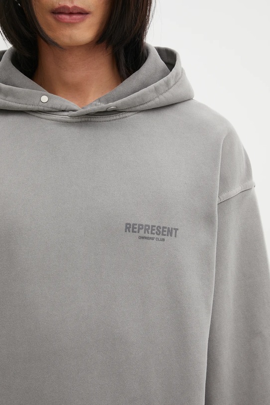 Represent bluza bawełniana England Legacy czarny MLM100374