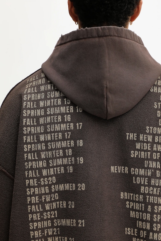 Represent bluza dwustronna bawełniana Reversible Living Legacy Tour MLM100366 brązowy