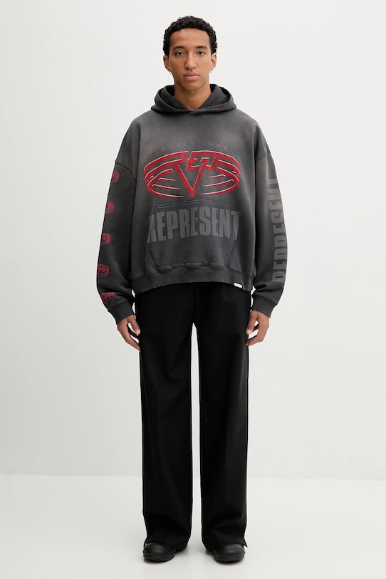 Світшот двосторонній бавовняний Represent Reversible Living Legacy Falcon MLM100681