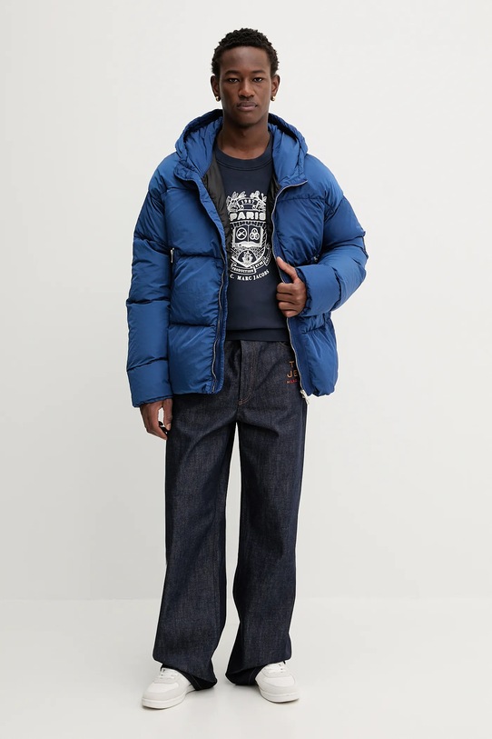 A.P.C. bluza bawełniana A.P.C. x MARC JACOBS COHKQ.H37003 granatowy AW25