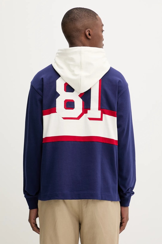 Odzież Guess Jeans bluza bawełniana M5YP08.KCYM1 niebieski