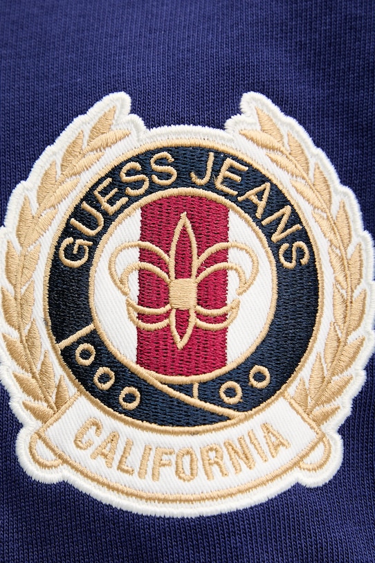 Guess Jeans bluza bawełniana M5YP08.KCYM1 niebieski