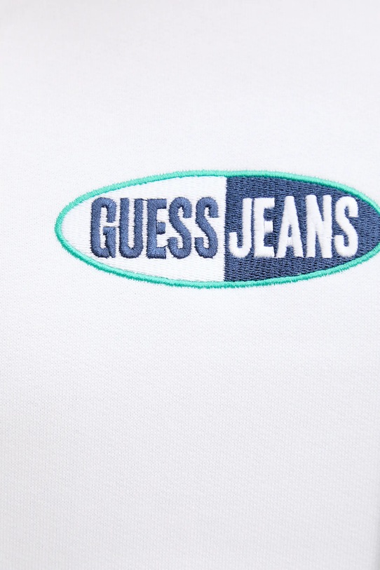 Bavlněná mikina Guess Jeans M5YQ02.KCPR1 bílá