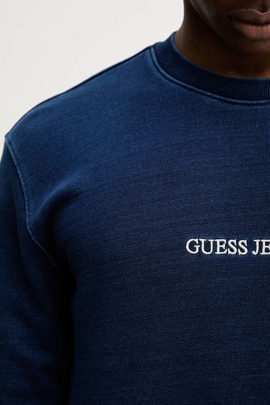 Βαμβακερή μπλούζα Guess Jeans M5YQ06.KCXQ1 μπλε