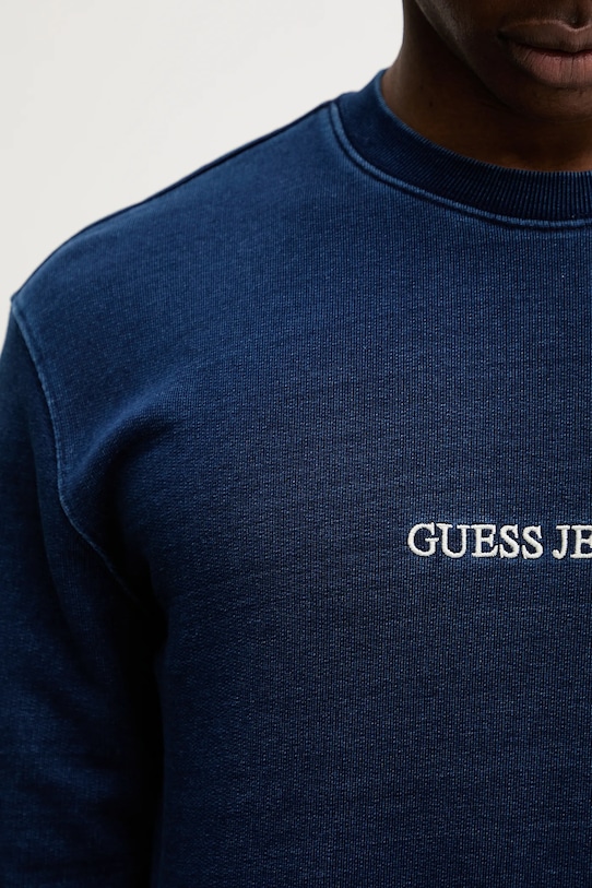 Бавовняна кофта Guess Jeans M5YQ06.KCXQ1 блакитний