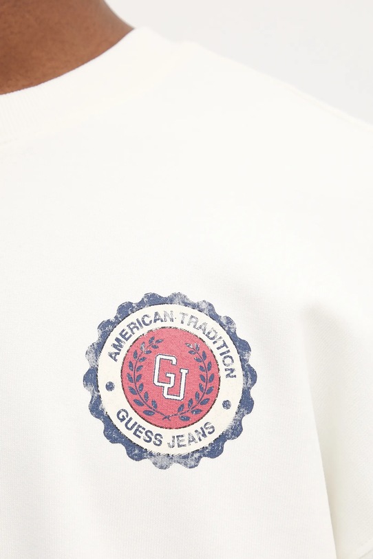 Guess Jeans hanorac de bumbac M5YQ13.KCPR1 bej