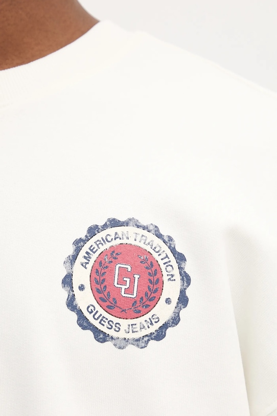 Guess Jeans bluza bawełniana M5YQ13.KCPR1 beżowy