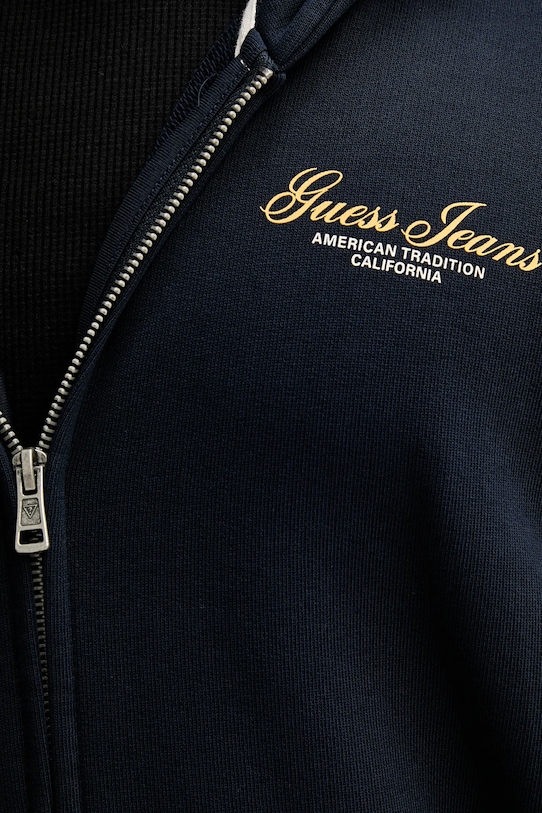 Bavlněná mikina Guess Jeans M5YQ15.KCPR1 námořnická modř