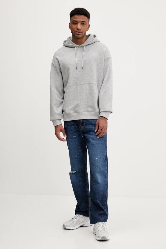 Βαμβακερή μπλούζα Guess Jeans M5YQ16.KCPR1 γκρί AW25