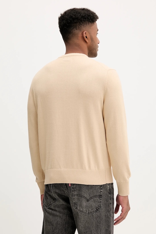 Odzież Guess Jeans sweter bawełniany M5YR18.Z3HM1 beżowy