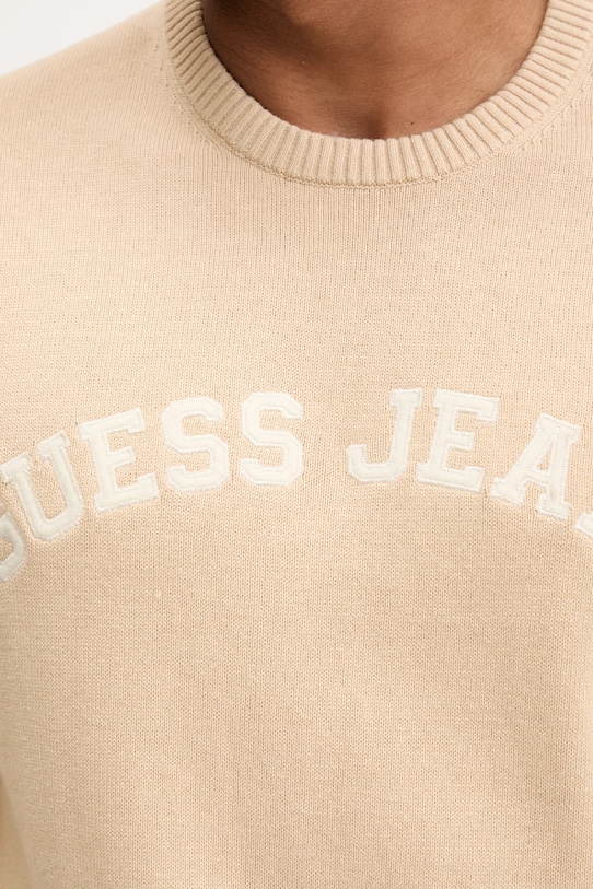 Guess Jeans sweter bawełniany M5YR18.Z3HM1 beżowy