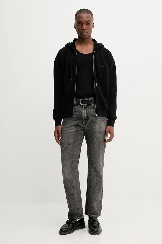 Guess Jeans cardigan in cotone M5YR20.Z3P41 nero AW25