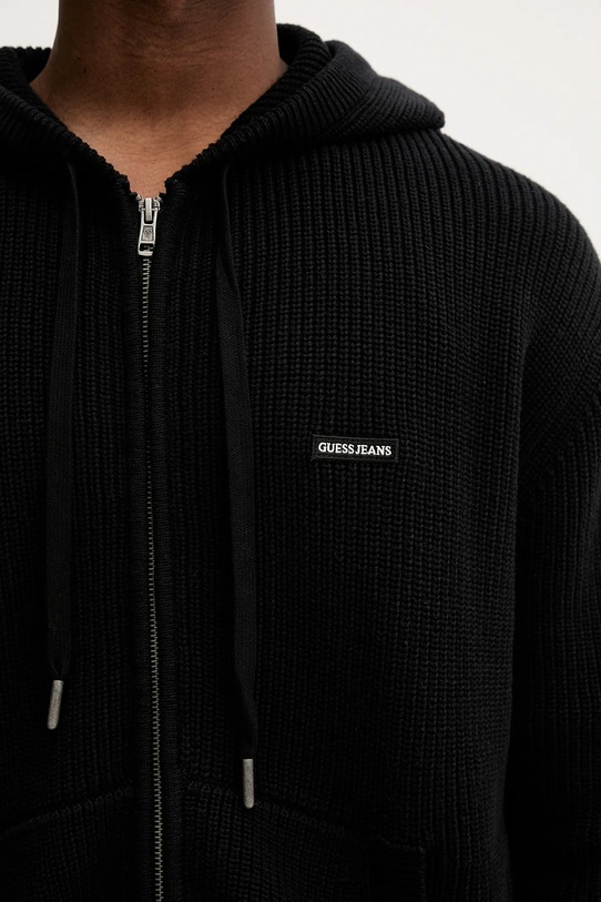Guess Jeans cardigan in cotone M5YR20.Z3P41 nero