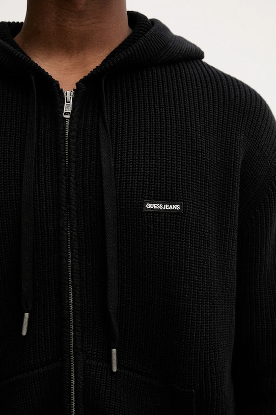 Бавовняний кардиган Guess Jeans M5YR20.Z3P41 чорний