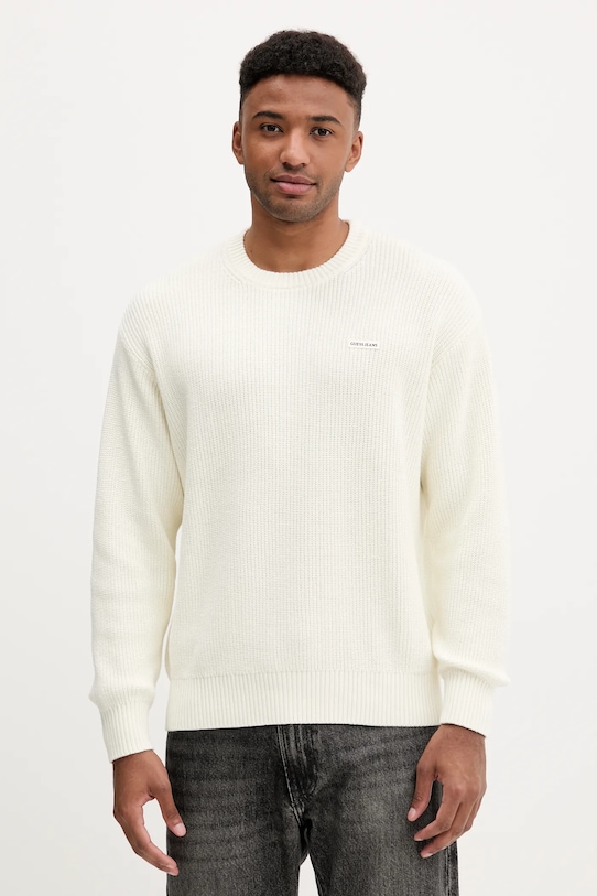 Guess Jeans sweter bawełniany bawełna beżowy M5YR25.Z3HM1